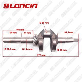 Przejdź do produktu WAŁ KORBOWY LC1P68/1P70 FA 6,4 cm