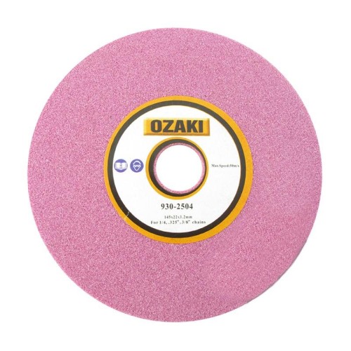 Przejdź do produktu Tarcza szlifierska do ostrzenia łańcuchów 145/22,2 gr.3,2 mm OZAKI, część zamienna