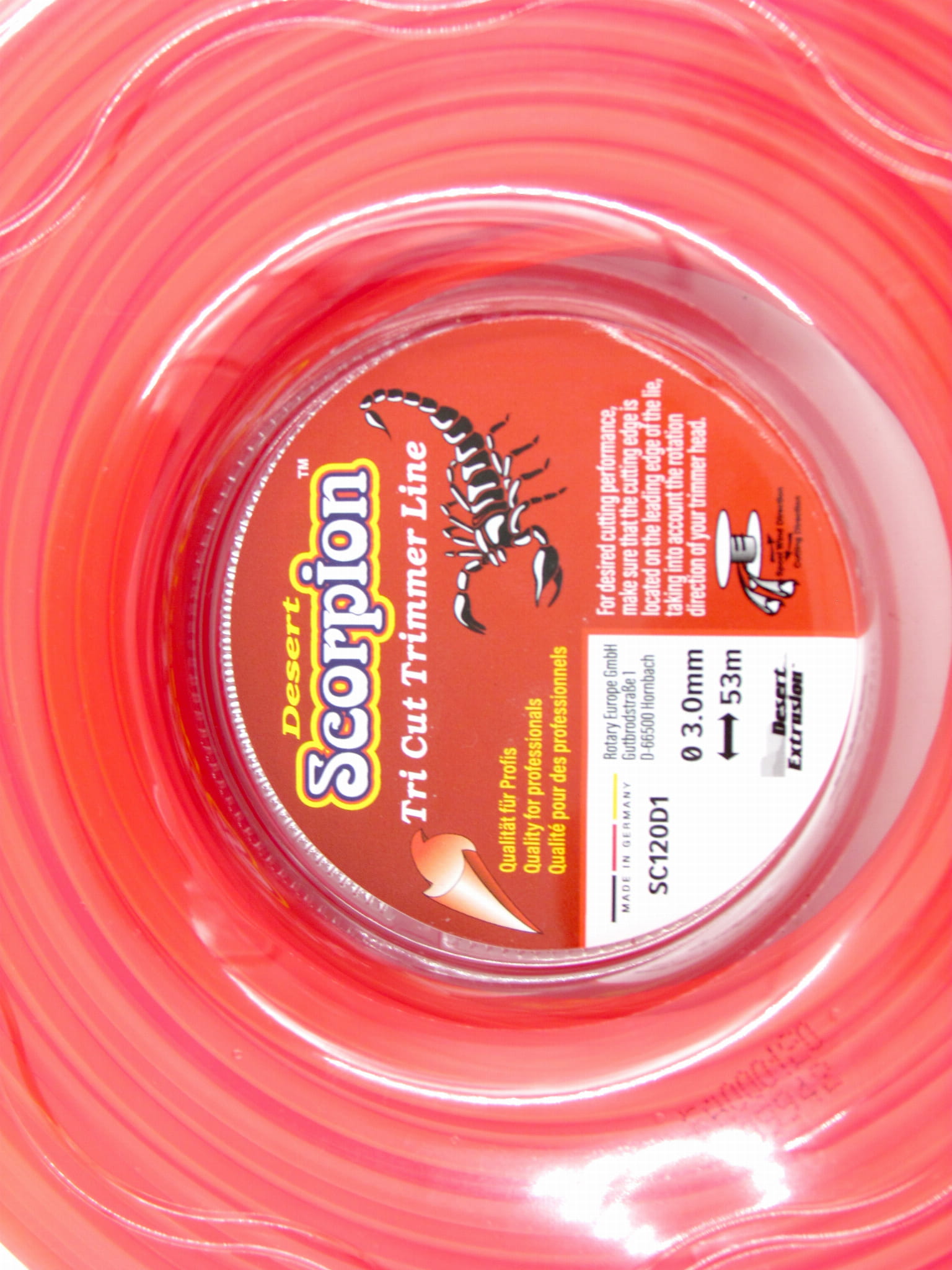żyłka do kosy spalinowej 3,0 mm 53 m SCORPION TRI CUT Niemcy ROTARY.jpg