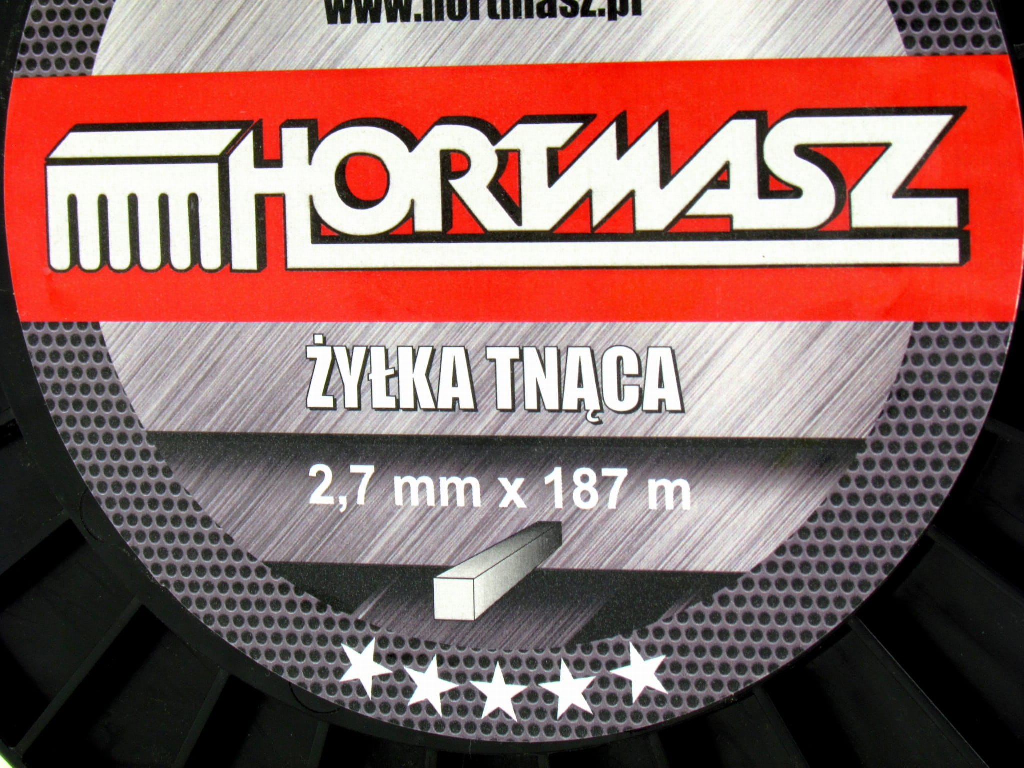 żyłka do kosy spalinowej i podkaszarki 2,7 mm 187 m kwadrat .jpg