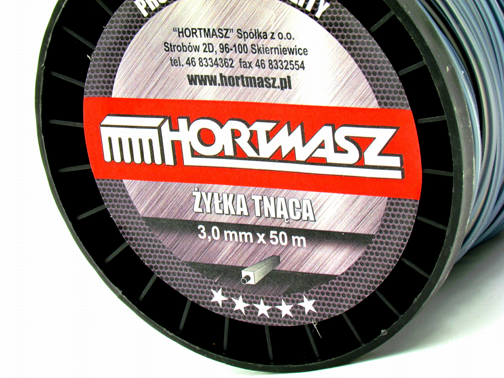 żyłka do kosy spalinowej i podkaszarki 3,0 mm 50 m kwadrat DUOLINE.jpg
