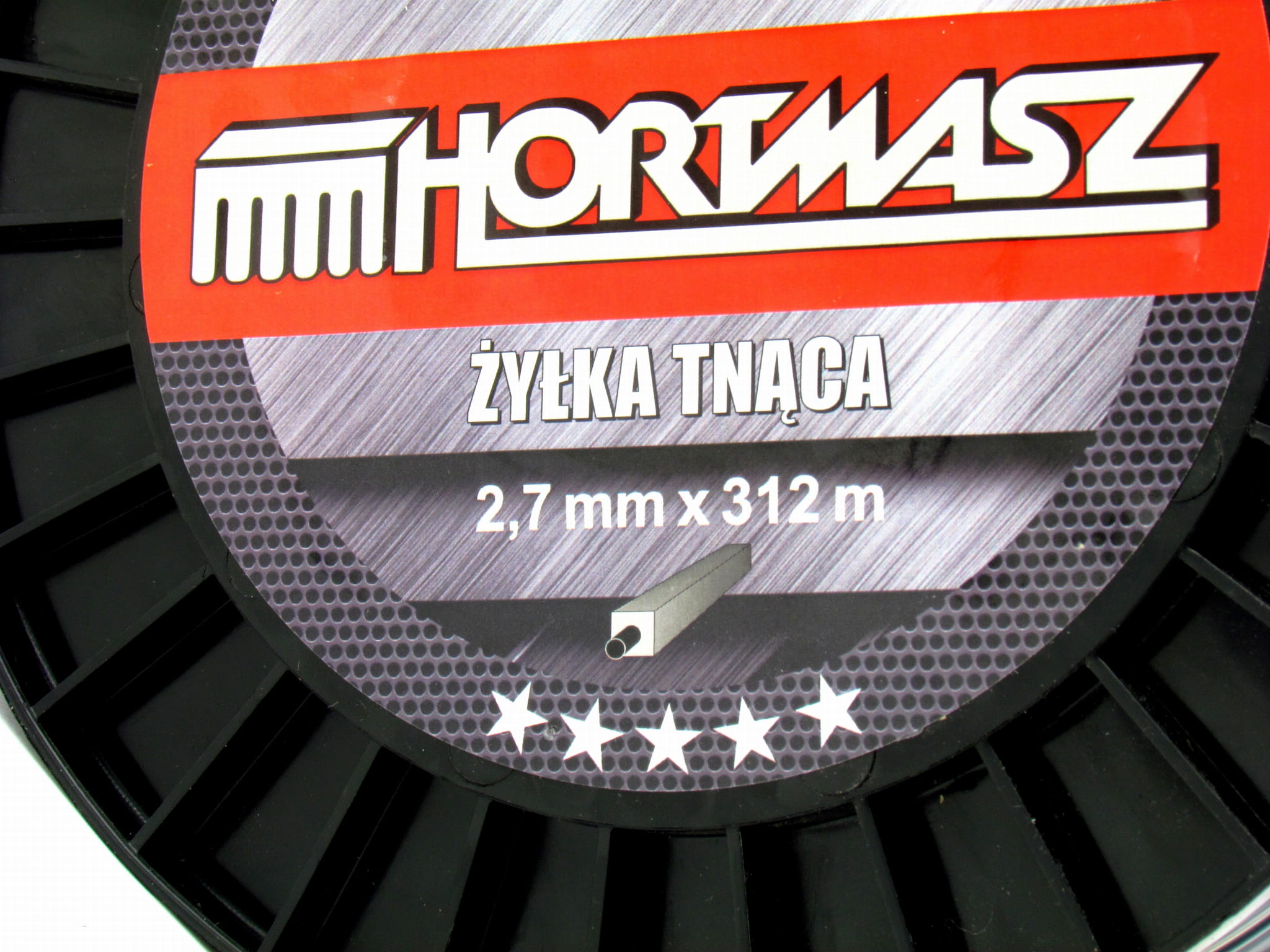 żyłka do kosy spalinowej i podkaszarki 2,7 mm 312 m kwadrat DUOLINE.jpg