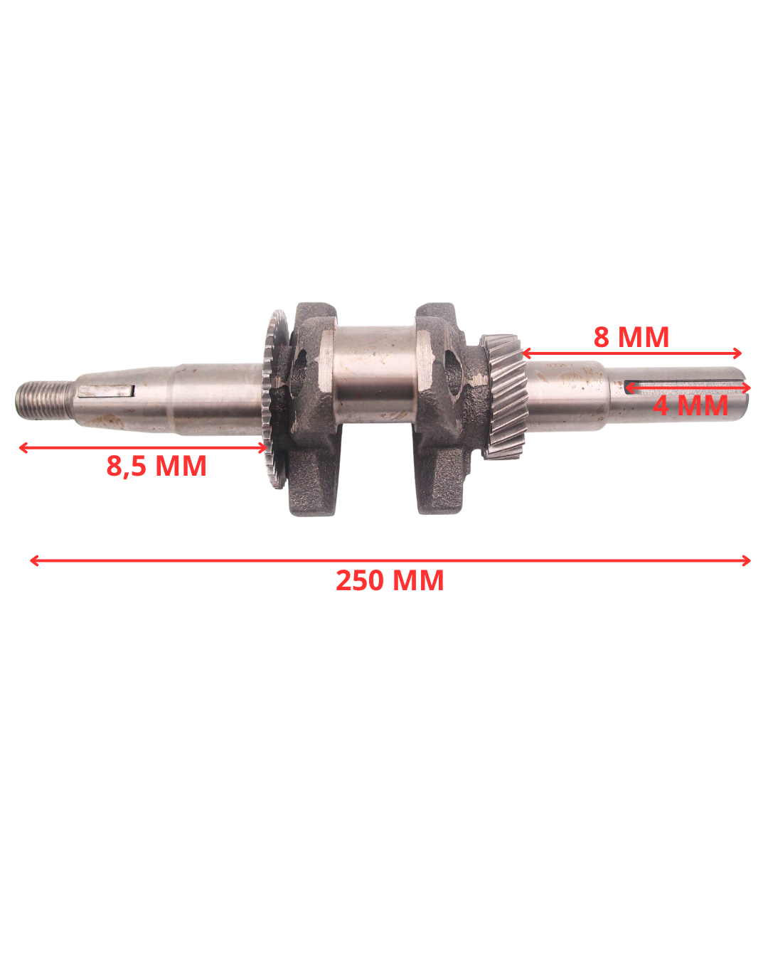 WAŁ KORBOWY DO SILNIKA BDL 168F-2 (GT 138WS