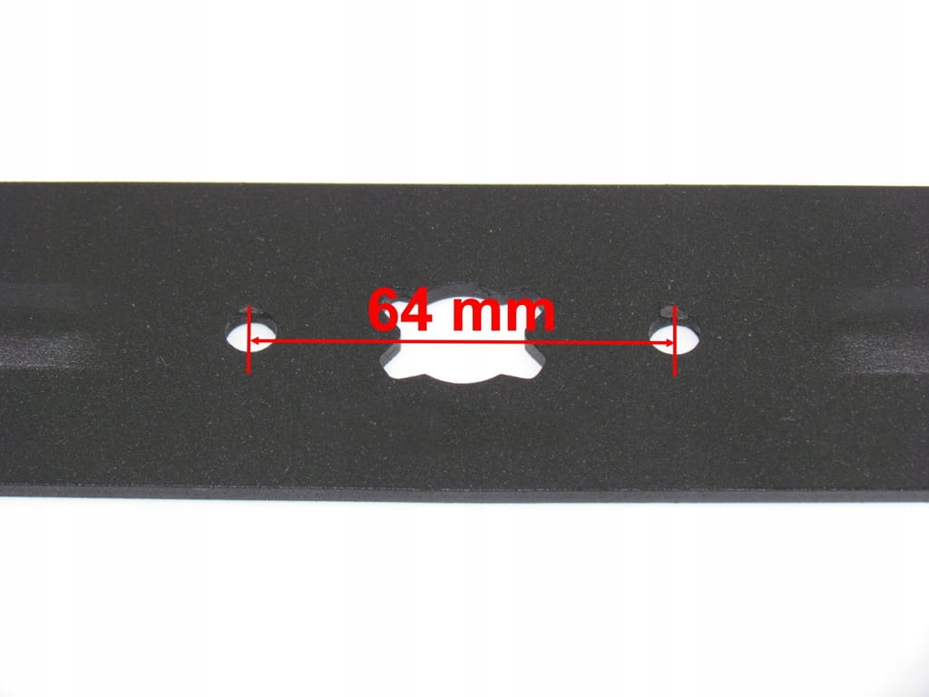 Nóż tnący MTD 43 cm HORTMASZ – otwór centralny typu „Misiek”, zamiennik polskiej produkcji