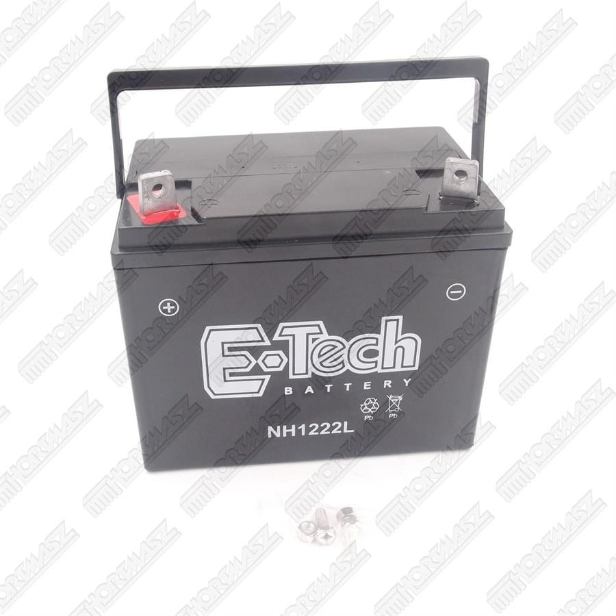 Akumulator żelowy 12V 22Ah lewy + 195x130x180 mm