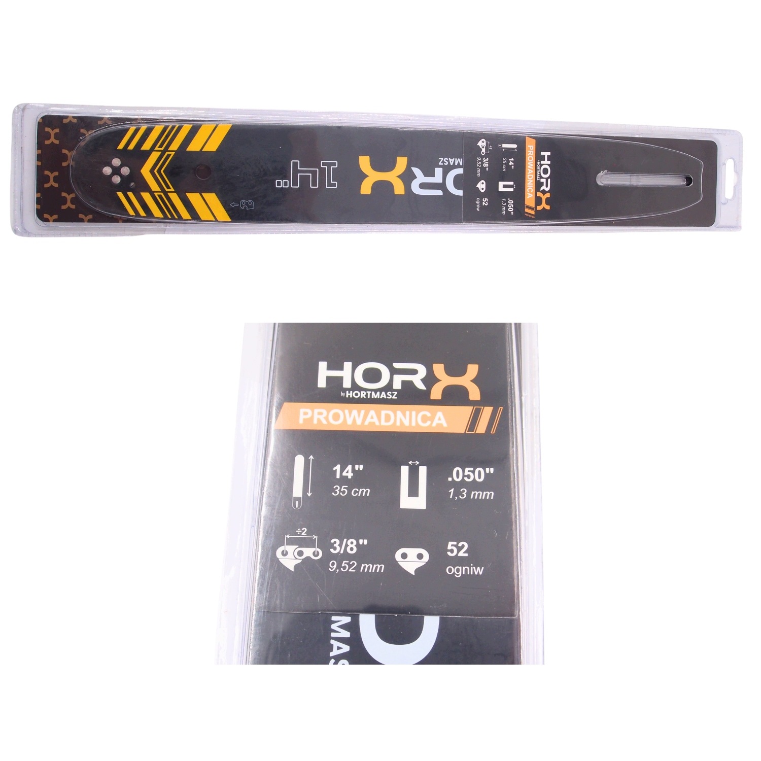 Prowadnica HORX 14 cali 35cm skok 3/8 x 1,3mm - czyszczenie detali
