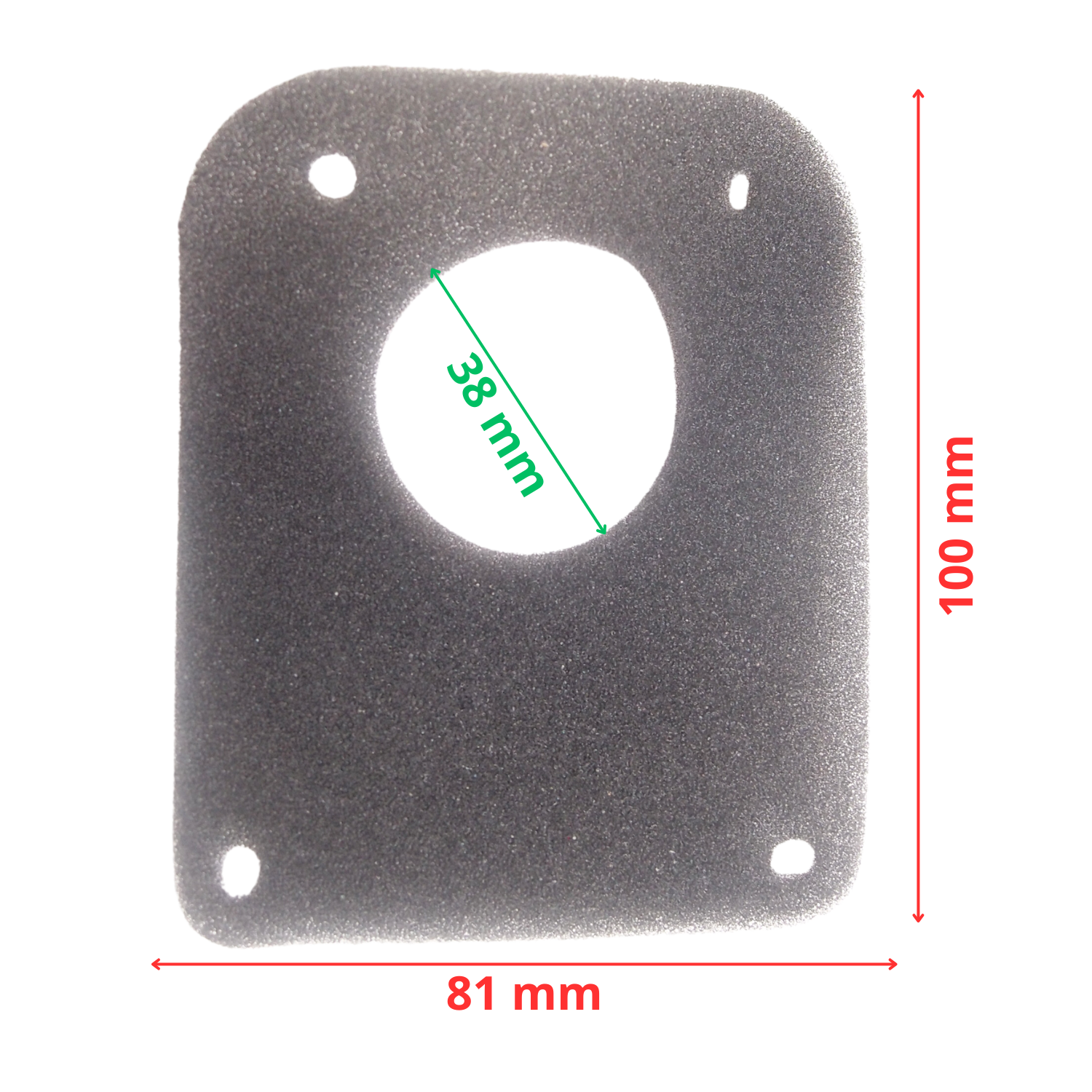 GĄBKA GT 340 GE 1500, HXGE 240 1500, 102x84 mm