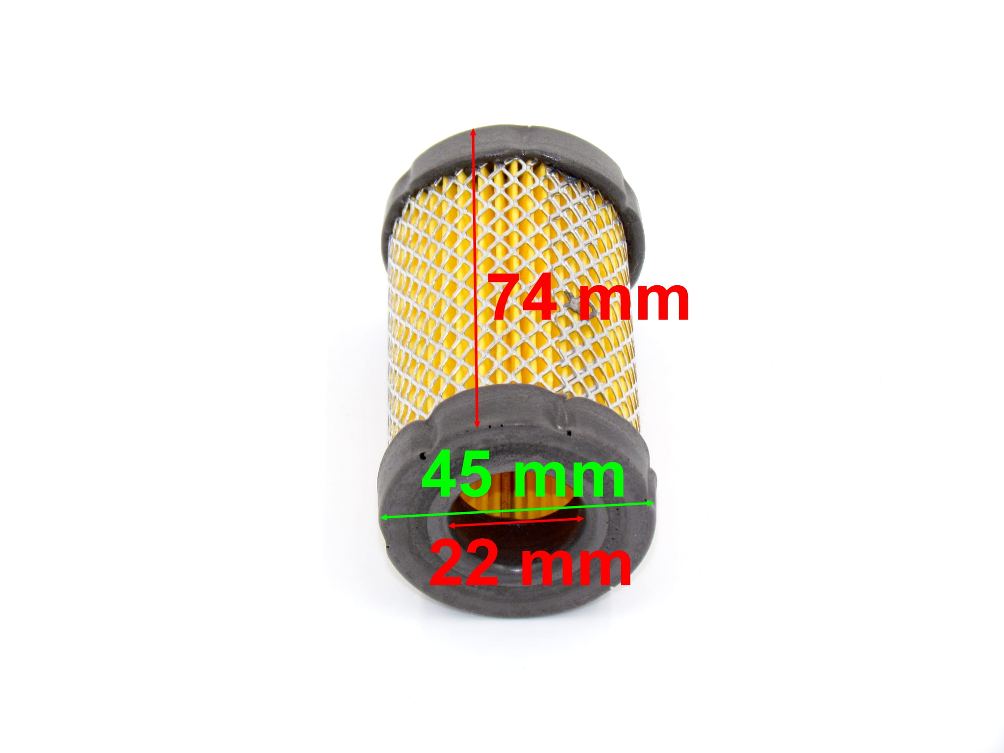 Filtr powietrza TECUMSEH 5 KM 35066 23410051 45x22x73 mm .jpg