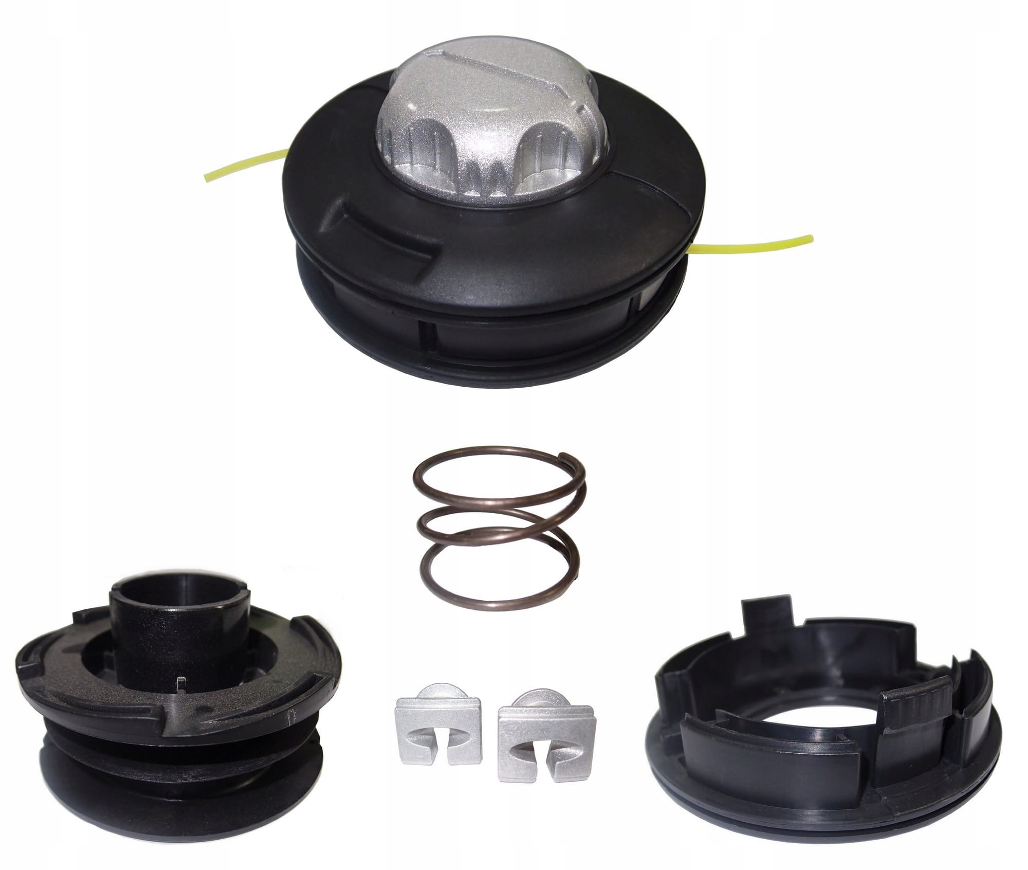 głowica z żyłką 10x1,25 mm żeńska Easy Load aluminiowy ślizg do kos spalinowych.jpg
